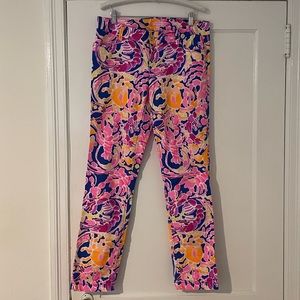 Lilly Pulitzer Colorful Lobster Pants, Size 8